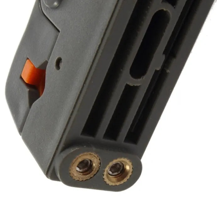 Rotary coax coaxial cable cutter tool stripper in black, 97mm height, made of high impact material