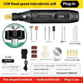Small handheld right angle grinder for weld seam grinding with 12W motor and compact design