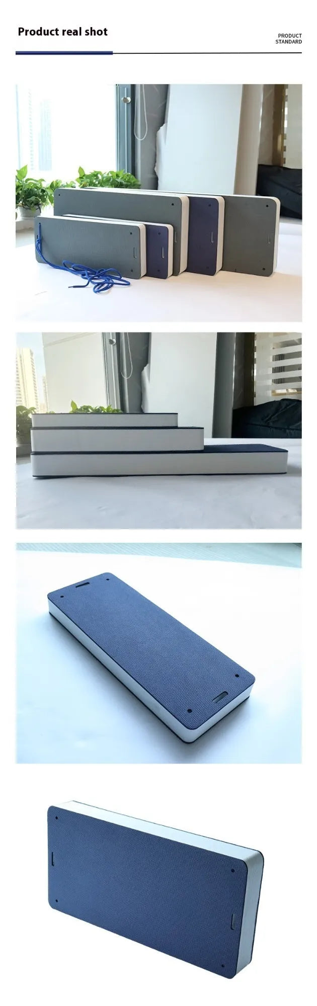 Blue or grey thickened EVA marine fender for boat docking protection in two size options