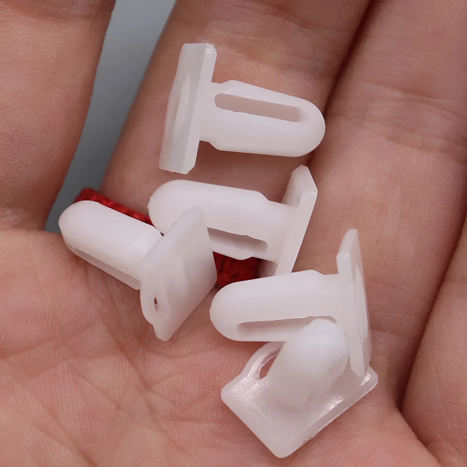 Black automobile plastic clip nails for car interior trim panel fastening, 60 pieces PA66 material