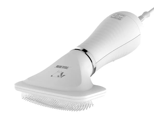 Pet Hair Comb All-in-one Hair Dryer PD-9800 in green, with two heat settings and ABS construction