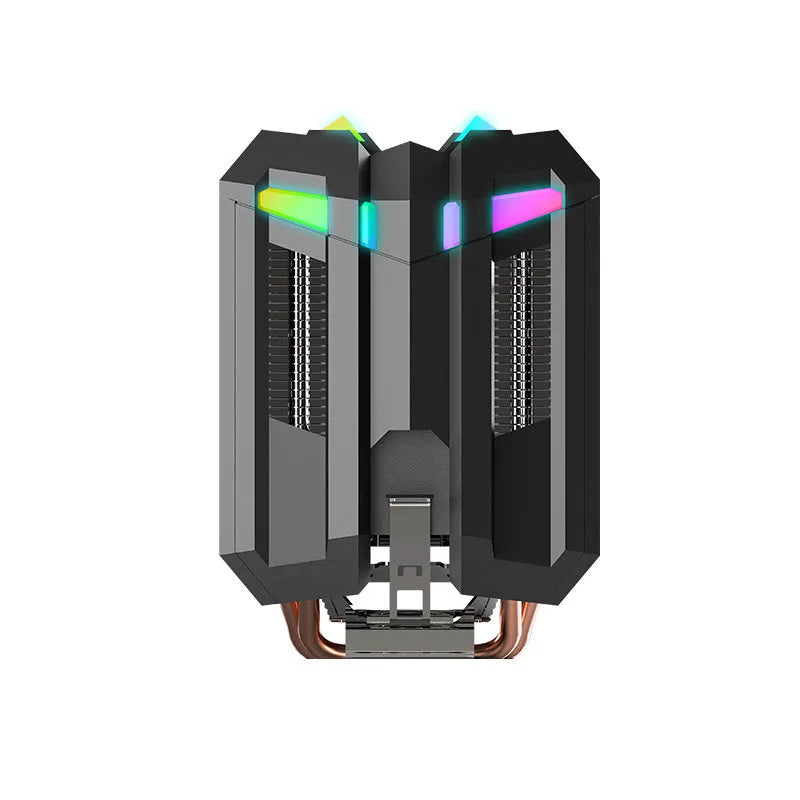 Touteng T400 CPU cooler with four copper heat pipes and ARGB fan