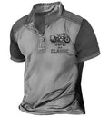 3D printed golf polo shirt in bird eye polyester fabric with loose fit design