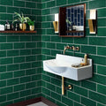 Pack of nine American-style PVC tile stickers in solid colour, flat wall sticker format, specification UB087S9
