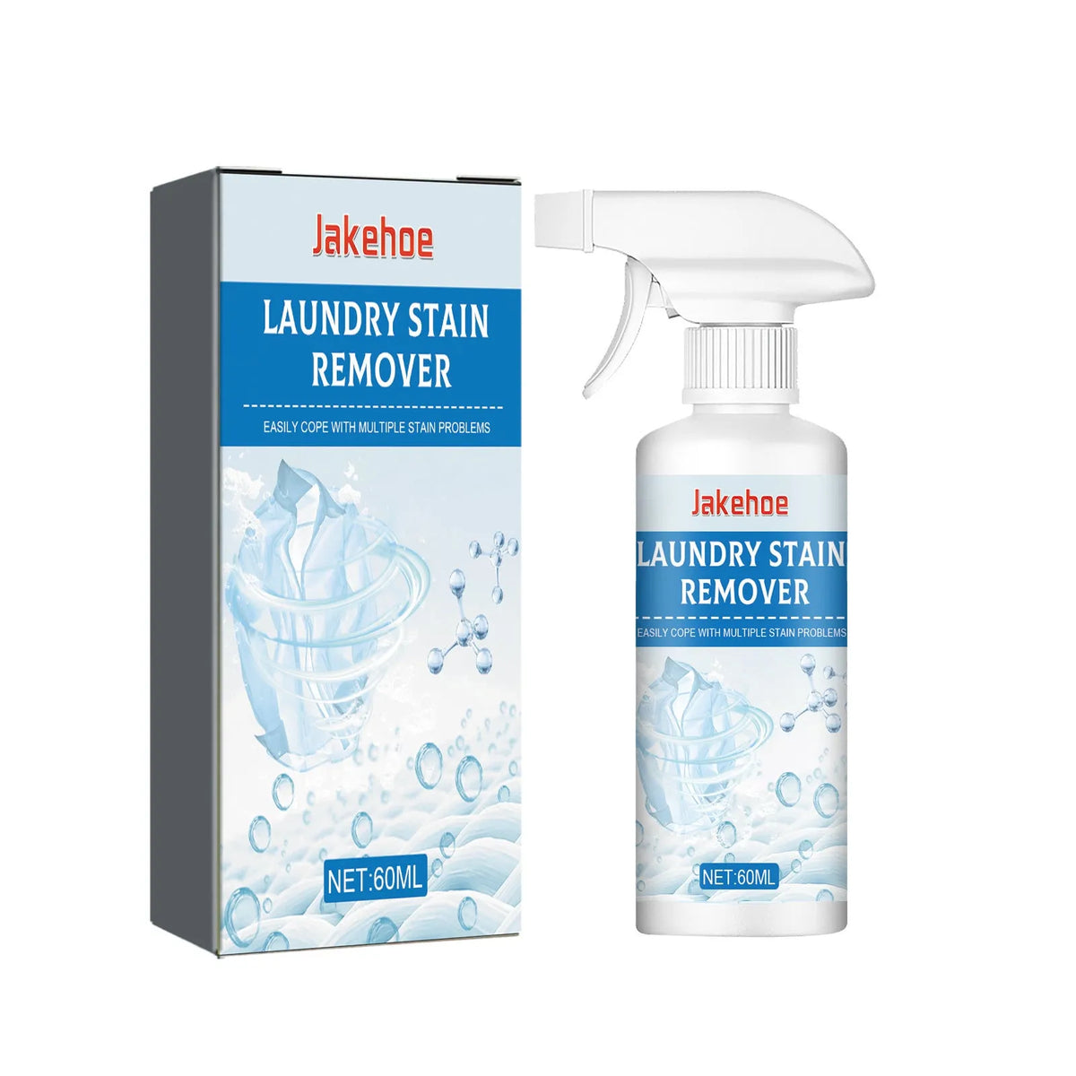 60ml clothes cleaner dry cleaning agent bottle for stubborn stains, 13.8x9.3cm, 116g