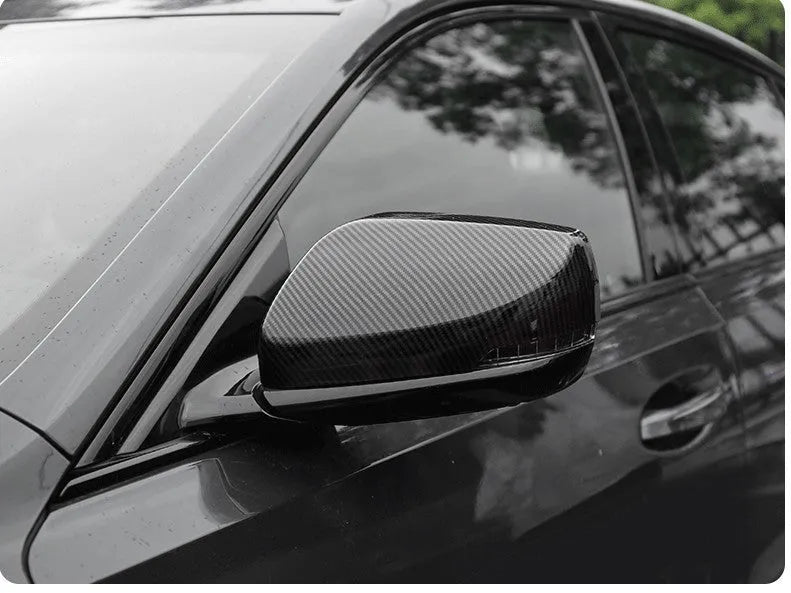 Cadillac CT5 CT6 carbon fibre pattern rearview mirror cover pair