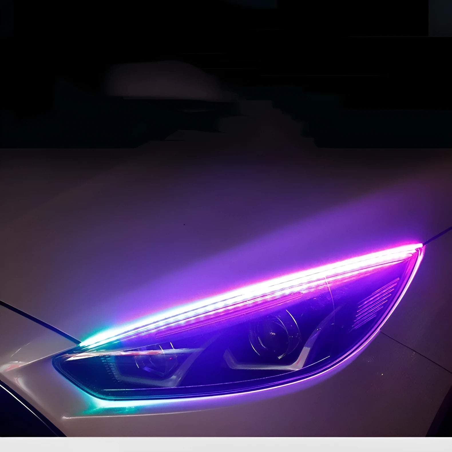 30cm 45cm 60cm RGB LED daytime running light with remote control for GM cars