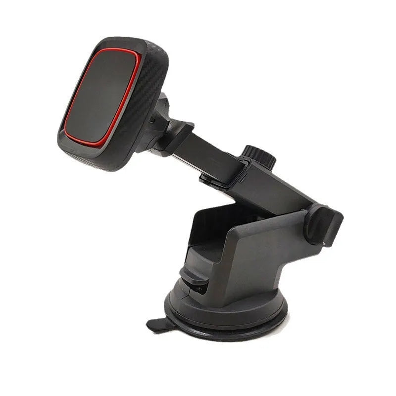 Hose black coloured universal car phone holder with long brush design for air vent or windshield mounting