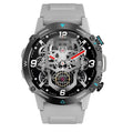 M42 smart watch with AMOLED touch screen showing fitness metrics on wrist