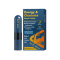2ml nasal inhaler stick with menthol and mint leaves, compact and portable for nasal refreshment