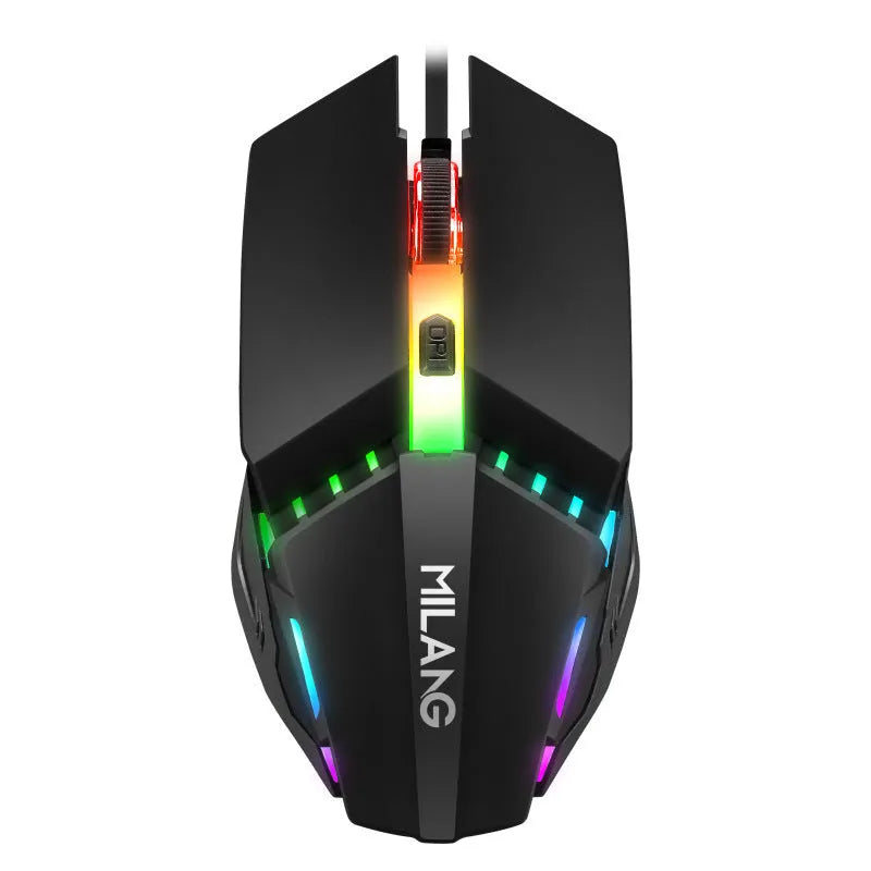 Single-handed mechanical keyboard and mouse combination with 1.5m USB cable