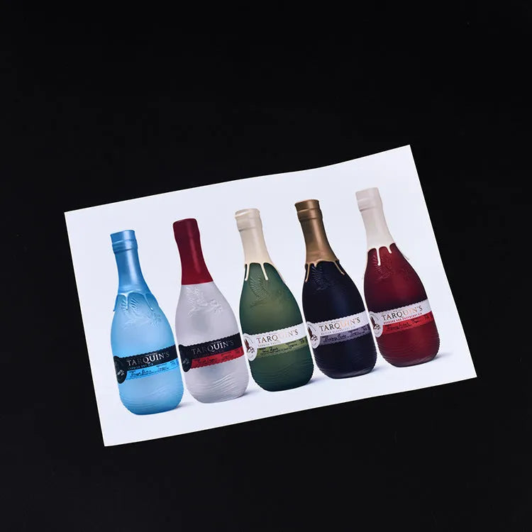 A4 matte black PVC self-adhesive printing label sheets in fine sand finish, 50 sheets per pack