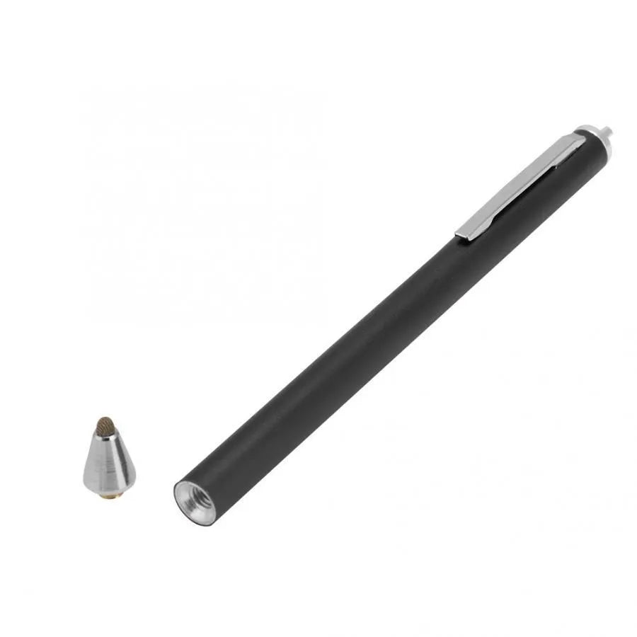 Metal shell fine head stylus for touch screens in seven colour options.