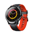 Kospet PROBE 1.3 inch smart watch in green or red colour with silicone strap