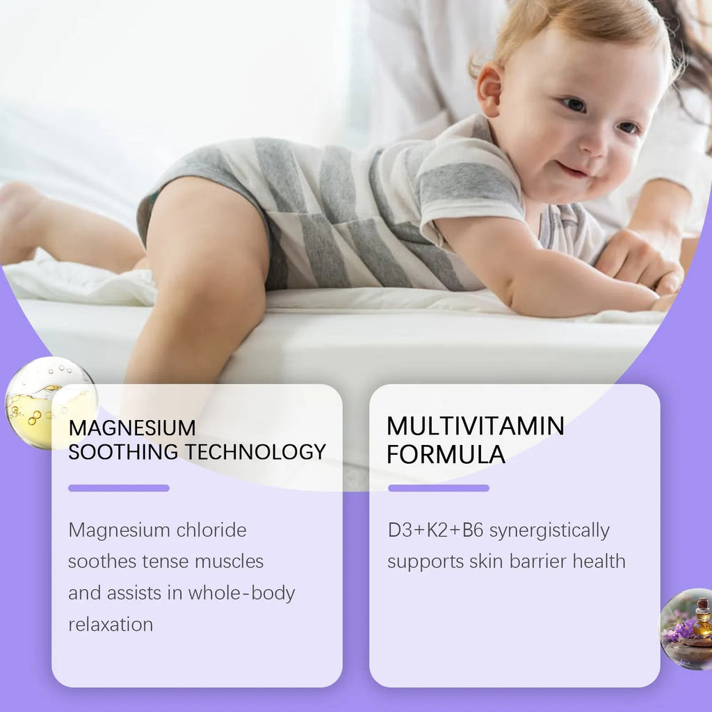 114g jar of four-ingredient magnesium cream for children with vitamins D3, K2 and B6