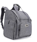 Dark blue red waterproof pet backpack carrier for small dogs or cats, shown with breathable mesh and aluminium buckle.