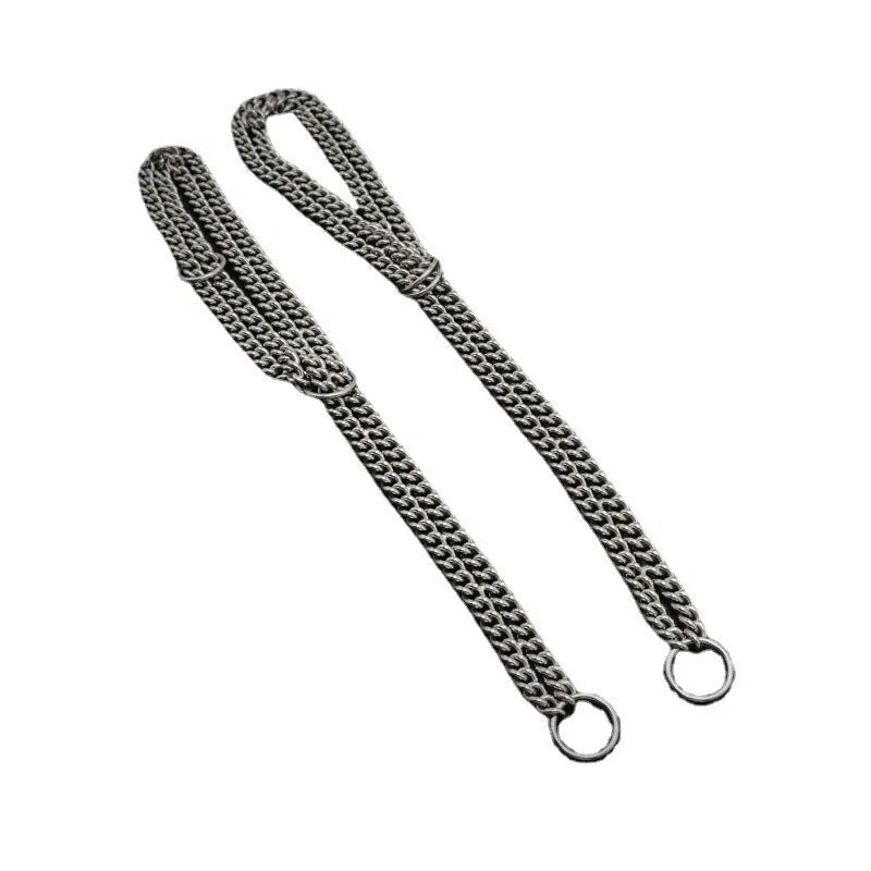 304 stainless steel explosion-proof pet collar in steel colour for small and medium dogs and cats