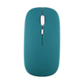 Candy wireless Bluetooth mouse with DPI switch and mute button, 14cm x 7cm x 6.5cm, in black.