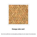 Handmade straw woven storage box in brown colour, 32x28x7 cm, for bedroom desktop organisation