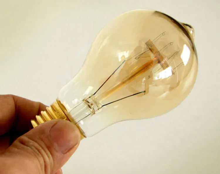 E27 retro light bulb 40W 2300K milky beak shape for bar cafe lighting