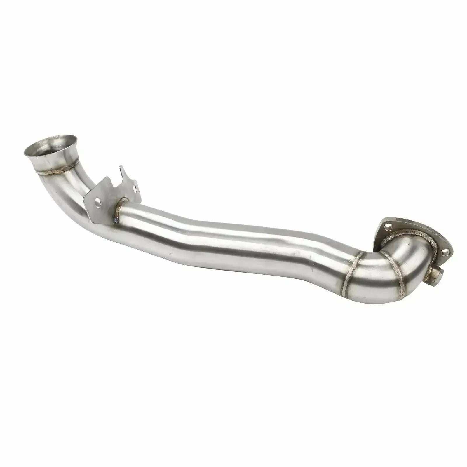 Silver stainless steel exhaust pipe for Mini Cooper R55-R61 1.6 Turbo 2007-2016