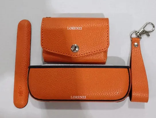 Light luxury storage protective bag in leopard print and yellow colour options