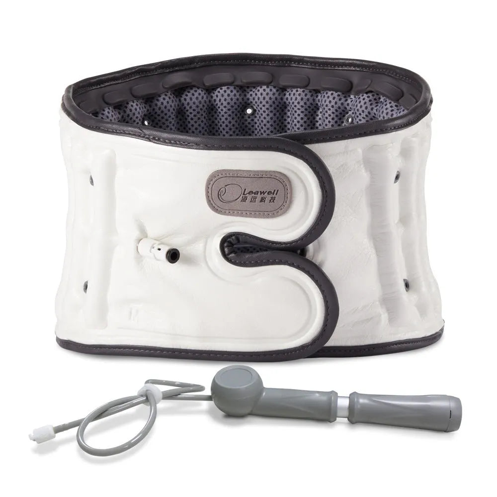 Automatic inflation lumbar disc stretch correction waist supporter in PU material