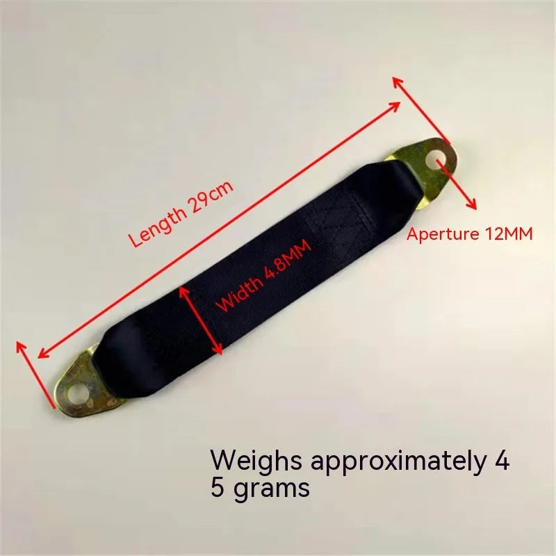 Electric door limit fixing strap with screw nut in 29cm and 16cm length options