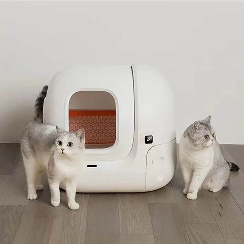 Smart MAX fully automatic cat litter box large electric enclosed self-cleaning tray plastic 620x538x552mm