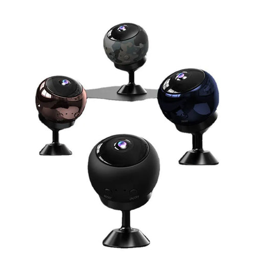 1080p wireless Wi-Fi surveillance camera with ABS housing and 3.6° lens