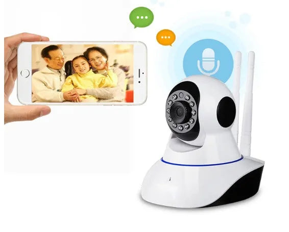 Wireless 1080P indoor dome camera with 3.6mm lens and plastic case for home or office use