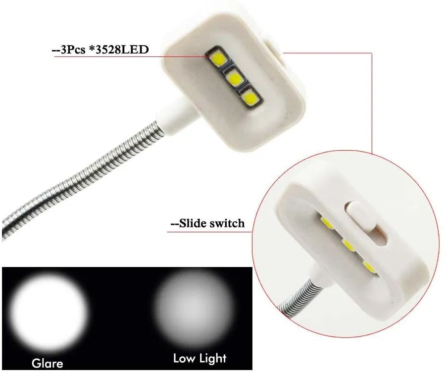 White solar-powered garden lamp with plastic shade and a single LED light, showing a solar panel on top.