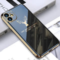 Black TPU iPhone back cover case showing full lens protection for the camera module.