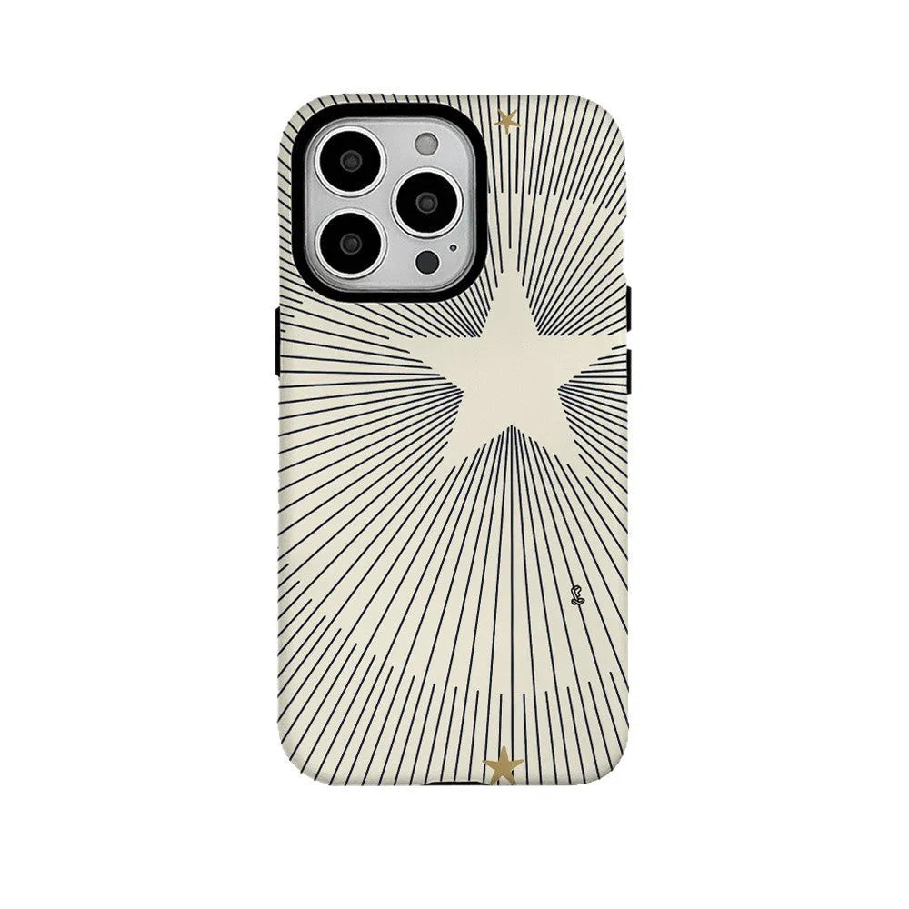 XINGX Design film iPhone protective shell showing glossy and matte finish options for heat dissipation