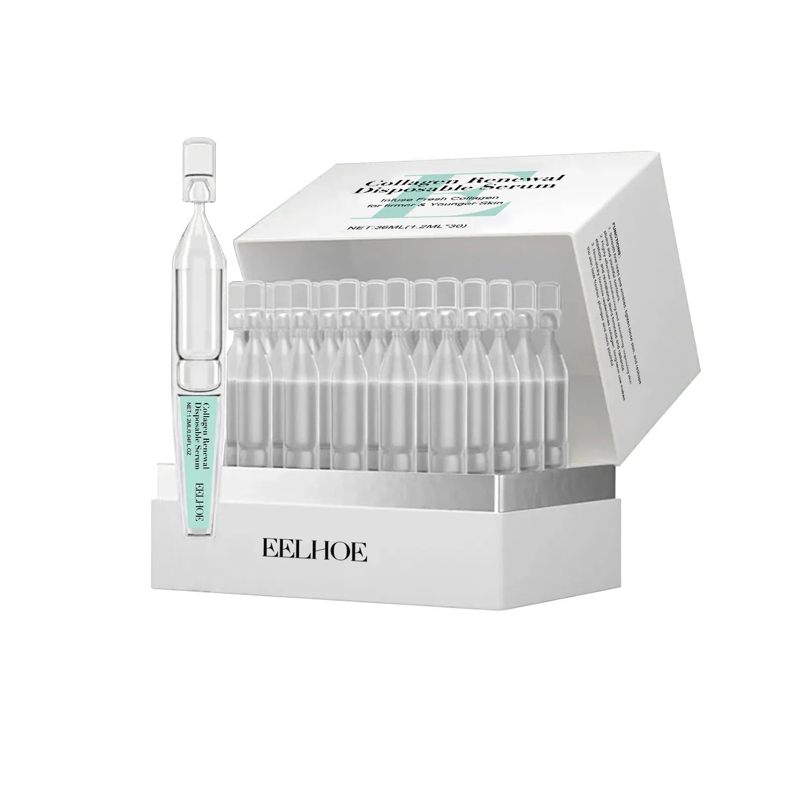 Disposable nursing care solution package with 30 individual 1.2ml applications for skin moisturising