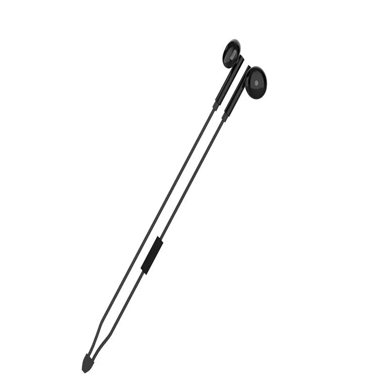 Meisheng Y1 wired monitor headphones black colour plastic construction
