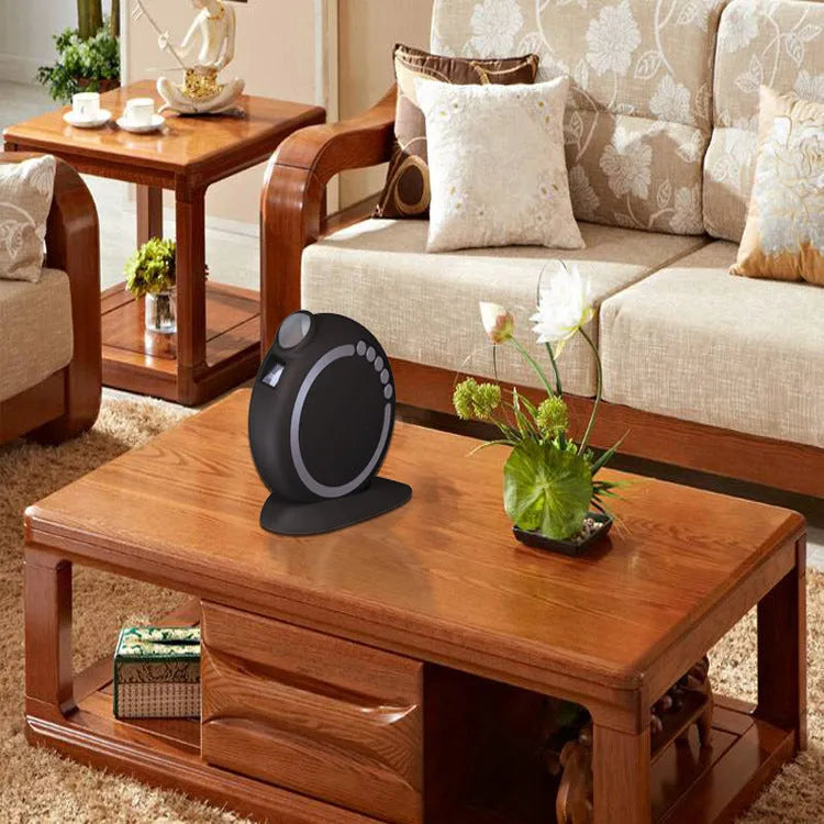 IP65 waterproof LED projection light with Bluetooth music sync, RGBW 4W, USB powered in white housing