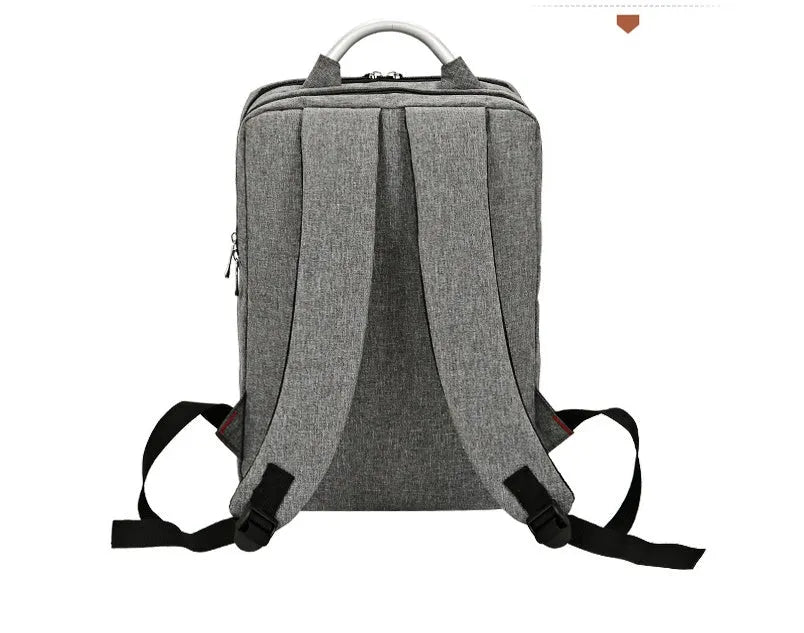 Nylon double shoulder business knapsack for 15 inch notebook PC with ID bag and mobile phone bag, available in four colours