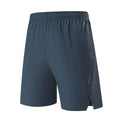 Men's ice silk nylon sports shorts in mid-waist design with breathable fabric