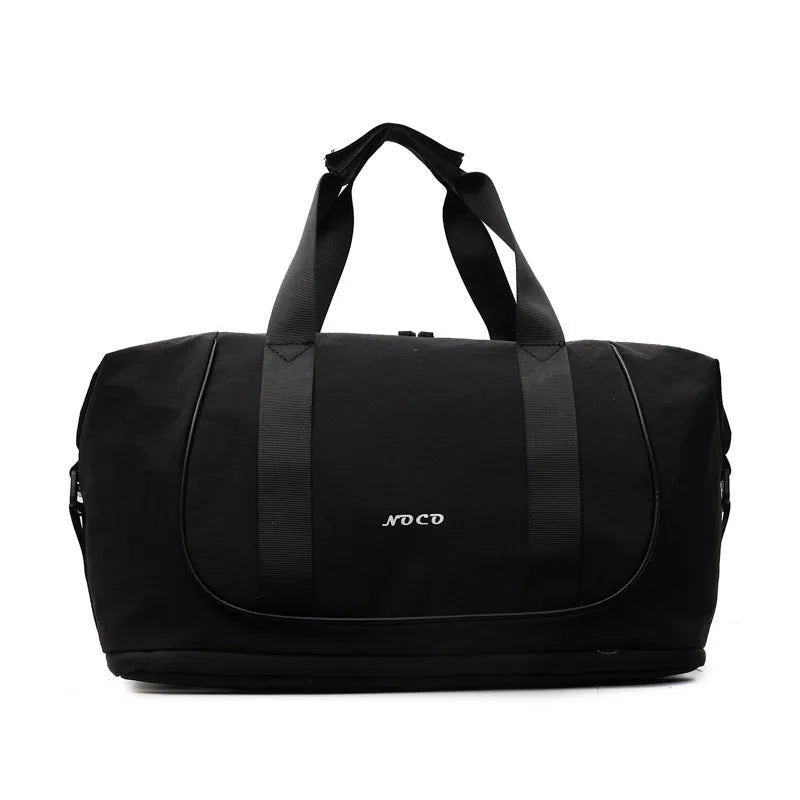 Oxford cloth crossbody bag for yoga and outdoor travel in solid colour