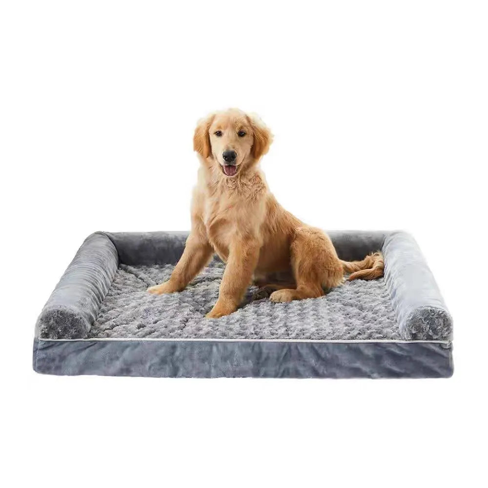 Universal dog kennel mat in light gray or dark gray, thickened cloth, three sizes available.