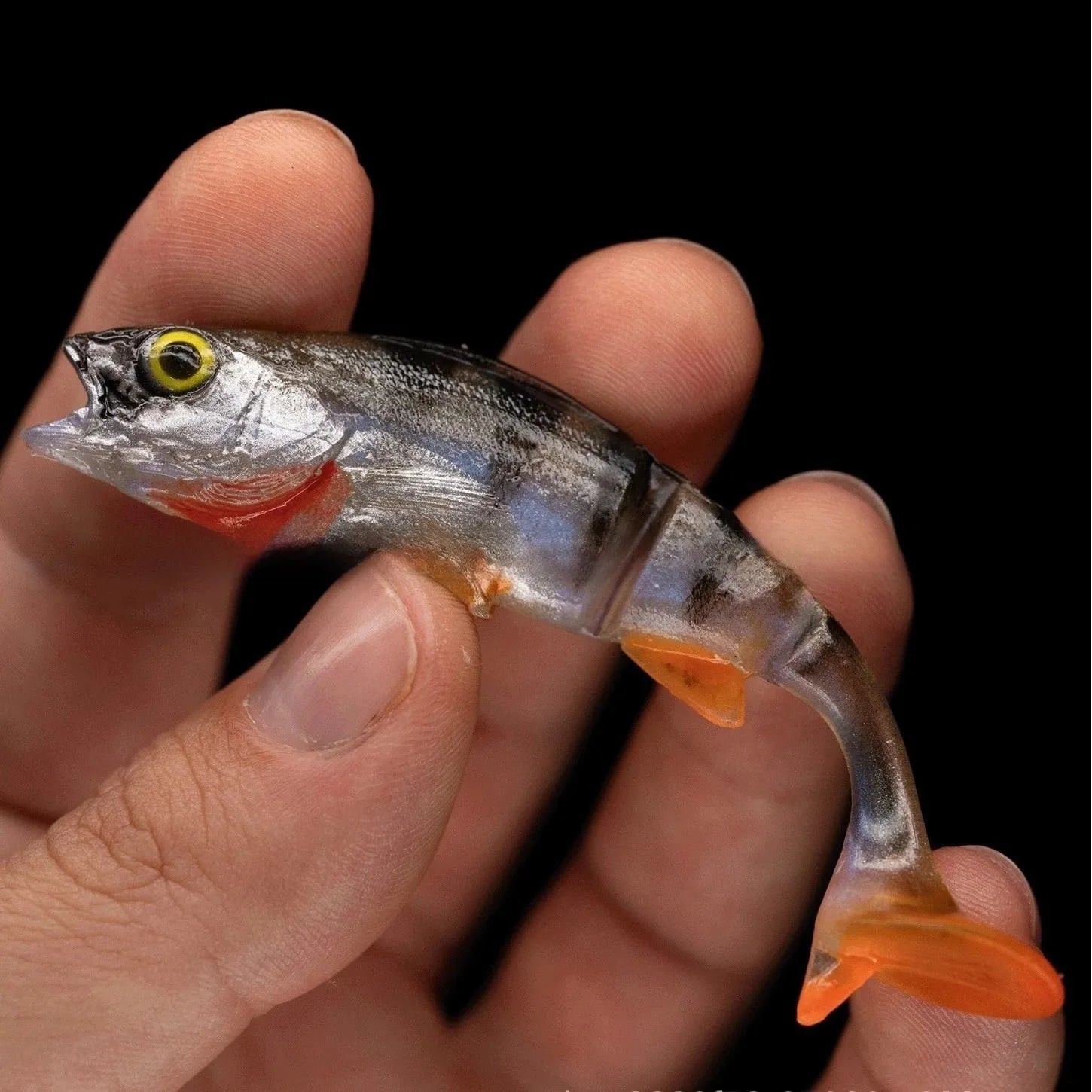 Fish T Tail Catfish Scissors soft fishing lure with realistic fish design and flexible tail
