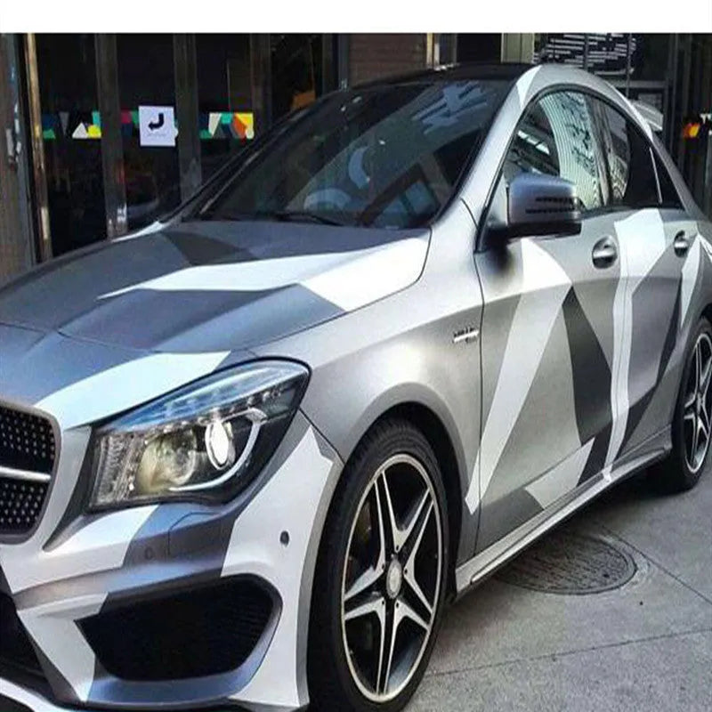 Camouflage car body film self-adhesive sheet 30cm x 1.2m in camouflage pattern