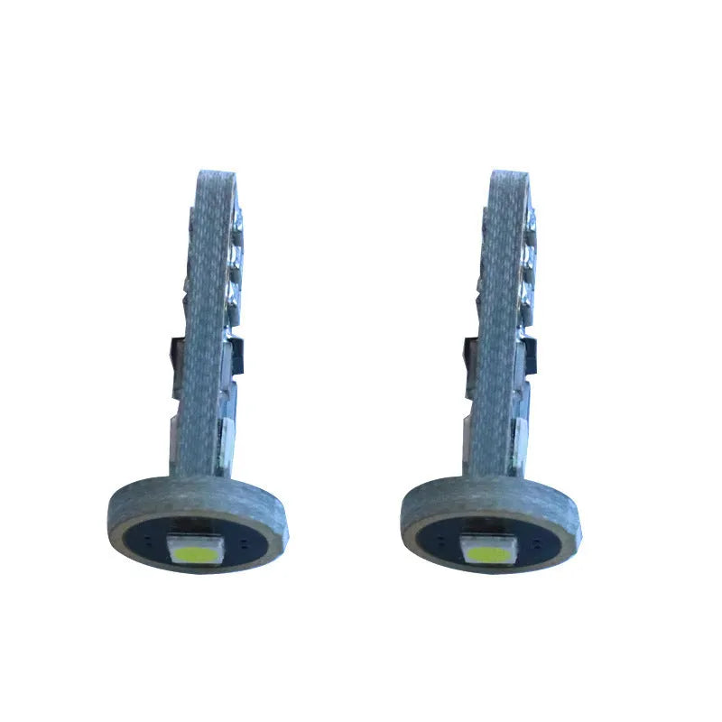 T10 W5W LED car light with blackboard white colour and fibre glass board construction
