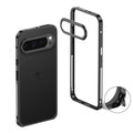 Aluminium alloy phone case with heat dissipation bracket for Google Pixel 9 Pro XL in black finish
