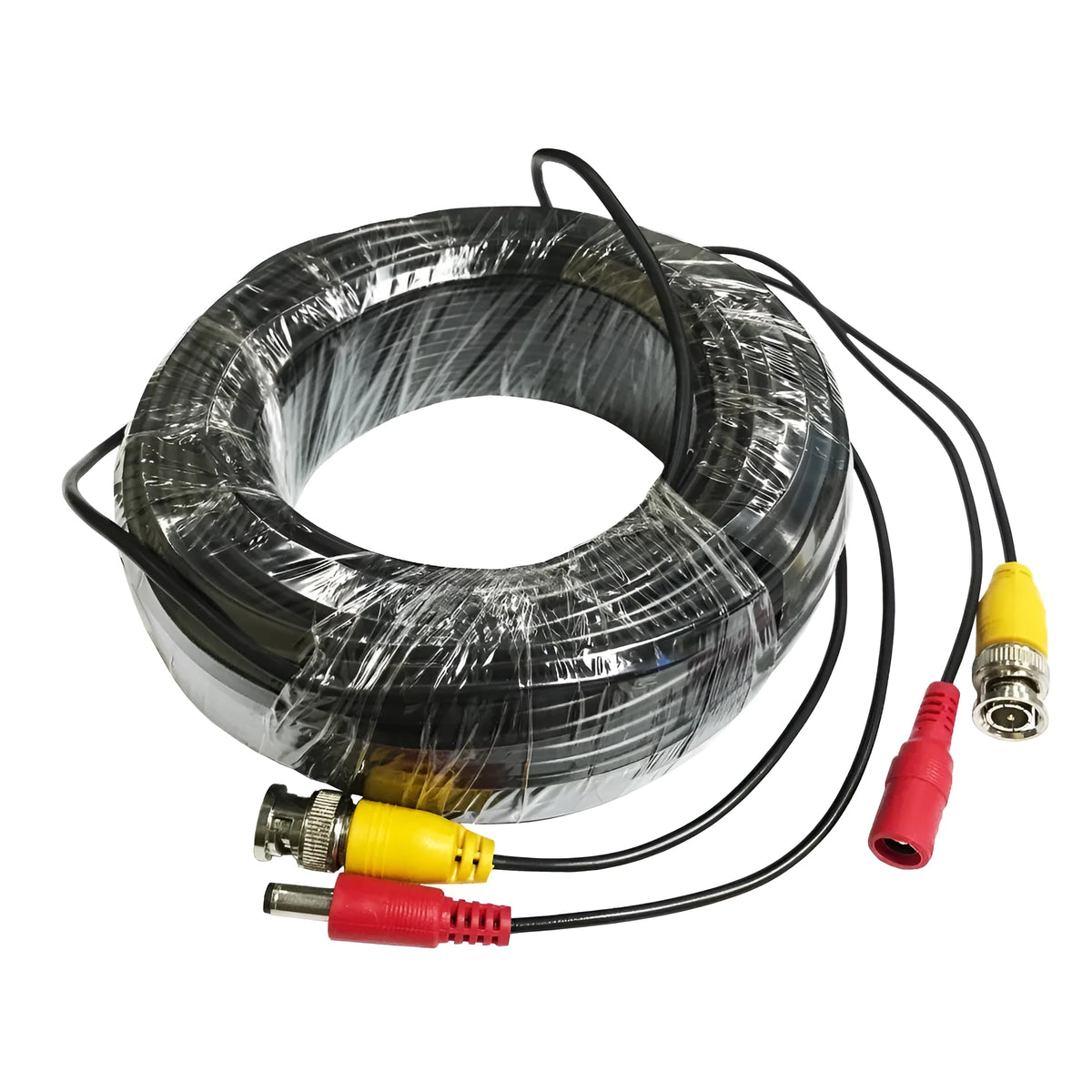 BNC DC power video integrated cable 5m black for security camera CCTV DVR wiring
