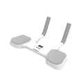 White household flat support trainer with aluminium frame and ABS components