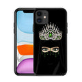 Muslim girl phone case for iPhone, TPU back cover with painted solid colour design