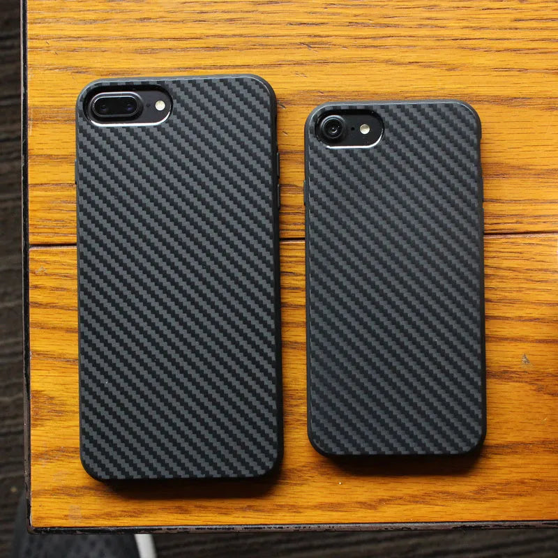 Black carbon fiber TPU phone case for iPhone XR XS Max 11 12 Pro Max 7 8 Plus