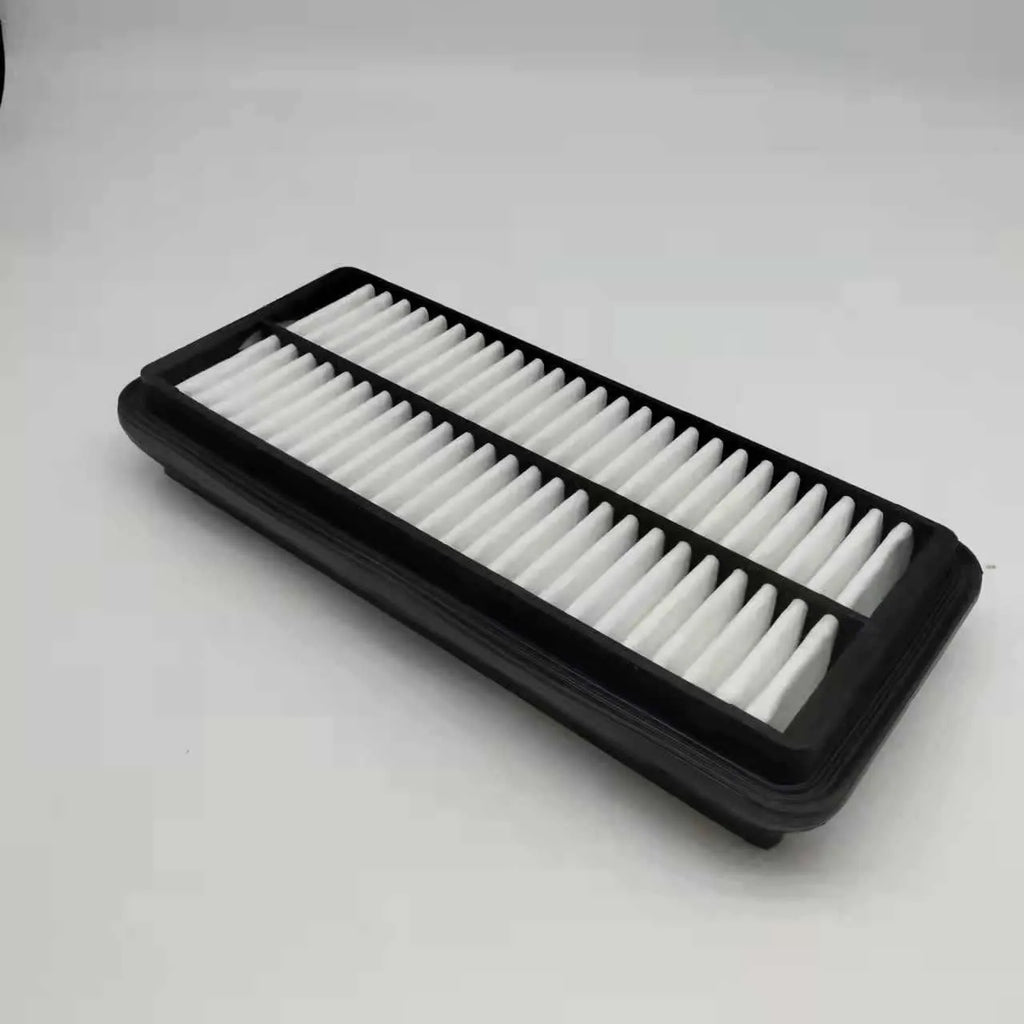 Black car air filter for Modern vehicles with 256mm x 113mm dimensions